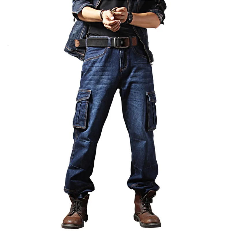 Jean Cargo coupe droite Homme