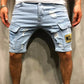 Short Cargo Jeans Déchiré Homme