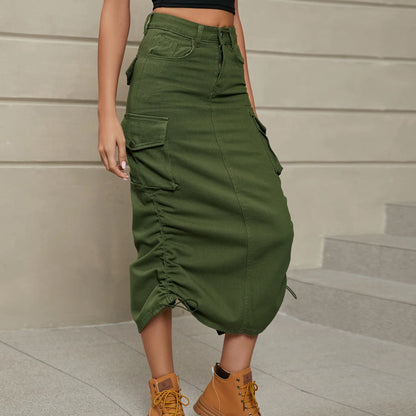 Robe Cargo Longue Femme