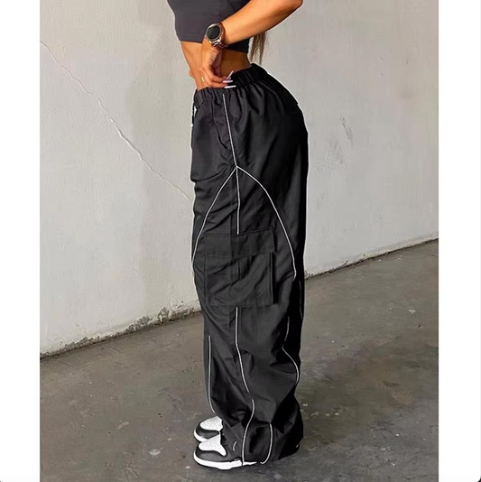 Pantalon Cargo Baggy Fashion Femme