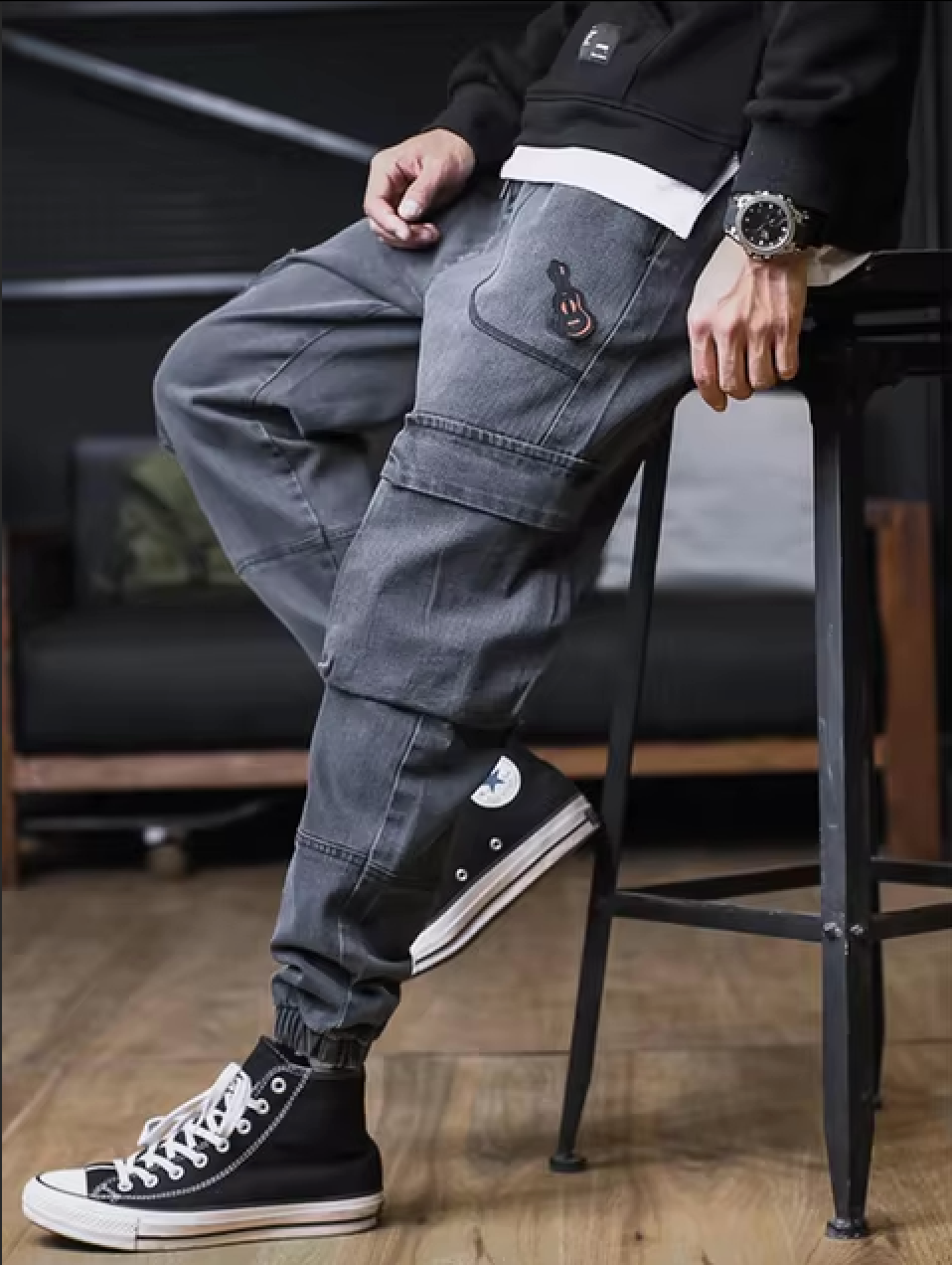 Pantalon Cargo Patch Homme